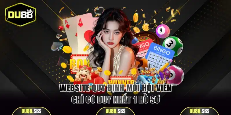 Website quy định mỗi hội viên chỉ có duy nhất 1 hồ sơ